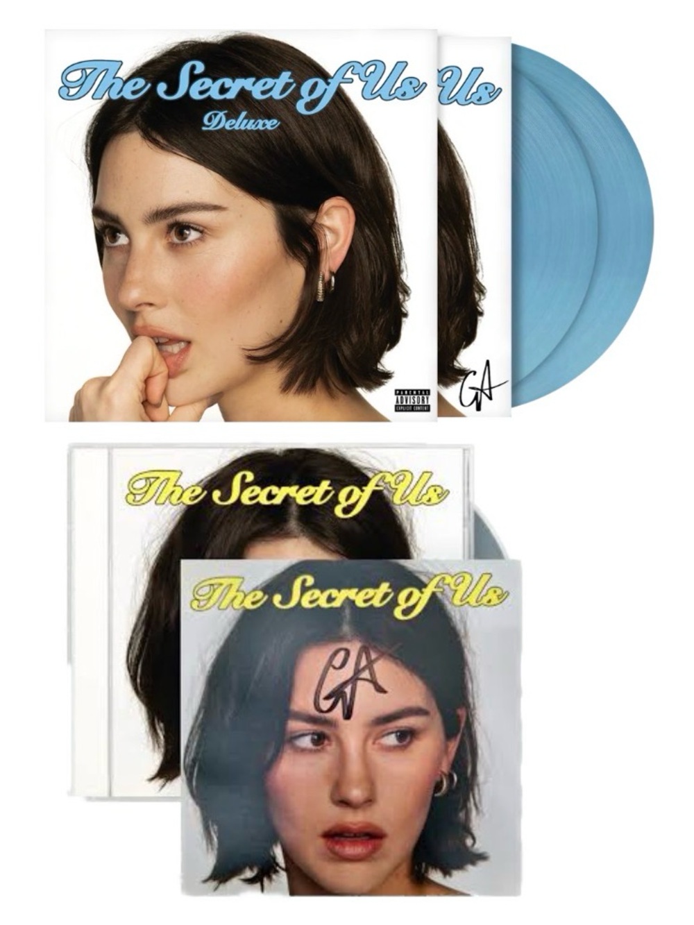 SEALED! Gracie Abrams Secret of Us Signed Vinyl & CD Bundle